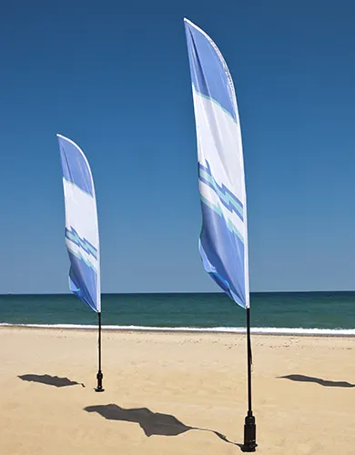 Le beach flag
